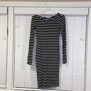 Socialite Bodycon Striped Dress